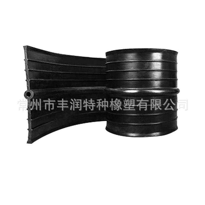 651型止水带遇水膨胀外贴式中埋钢边橡胶止水带建筑用钢边止水带