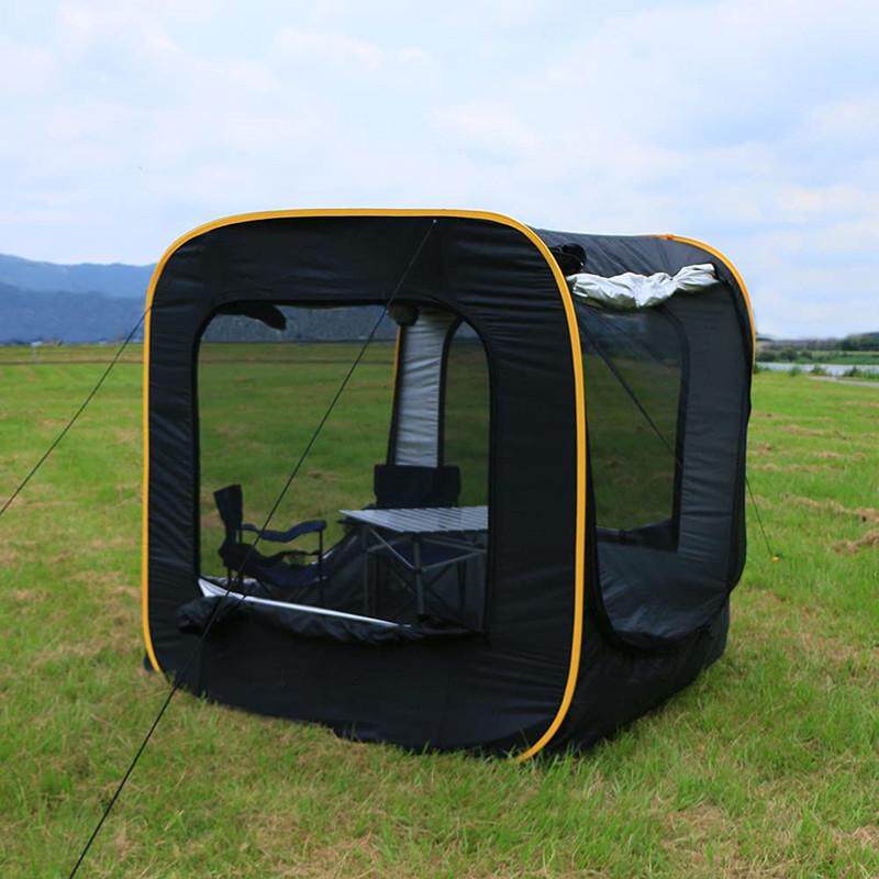 车户外露营车载车尾帐篷suv车野营帐篷防水遮阳弹出式后帐篷