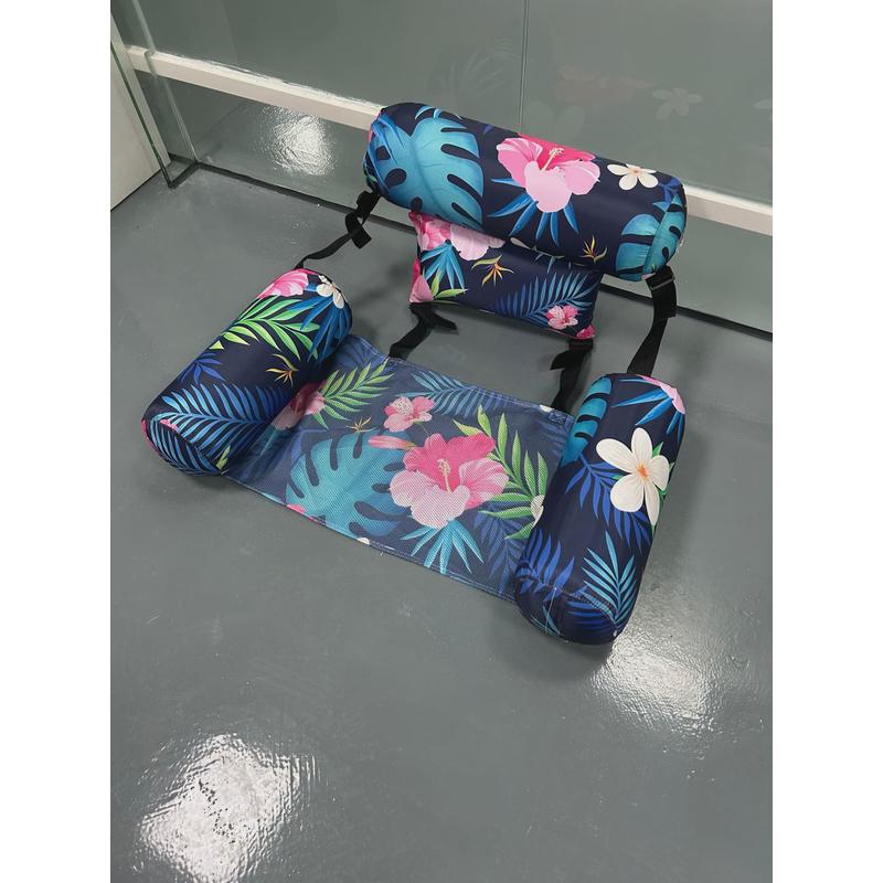 现货新款可折叠水上充椅床靠背浮排水上浮气浮躺椅水上吊床