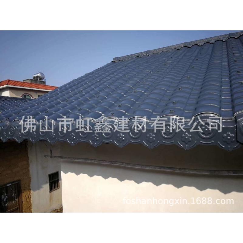 小青瓦小青瓦仿古树脂树脂屋面瓦pvc小青瓦仿古屋面瓦厂家