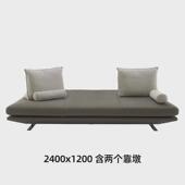 简约现代书房可移动布艺沙发小户型沙发床卧室贵妃创意无靠背沙发