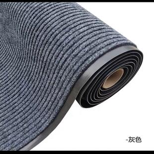 双条纹pvc入户进门垫商用可裁剪地垫七条纹防滑垫子卷材地毯绒面