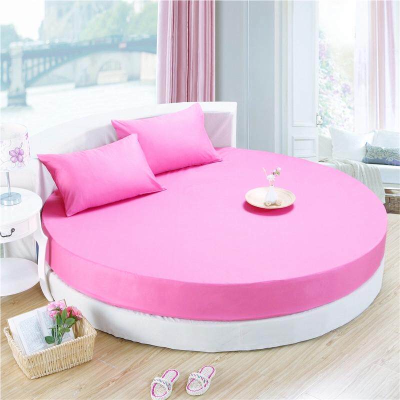 全棉圆床床笠纯棉圆形床单床罩宾馆酒店床垫保护套纯色2米2.2白色,床上用品,床裙,淘宝优惠券,粉丝福利购,淘宝优惠卷