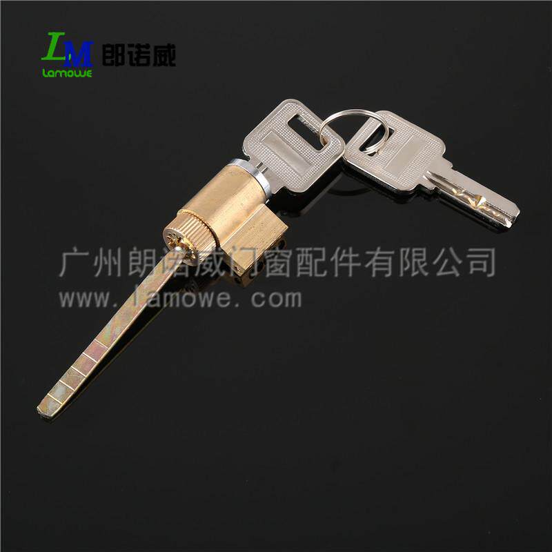 厨房阳台门卫生间隔断执手双边锌合金对接锁推拉门锁具衣柜移门
