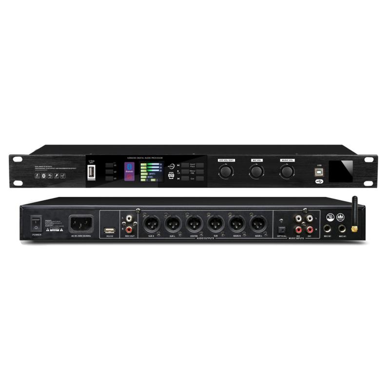 k-510b前级效果器ktv数字混响器卡拉ok专业防啸叫器dsp音频处理器
