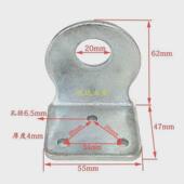 农村大门配件 镀锌对扣 柏宝栖五金门鼻 铁门木门锁扣 加厚门锁扣