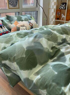 86m0被套四件套床上用品纯水洗棉学生宿舍床单双人四季通用三件套