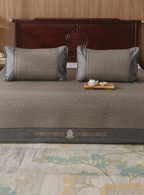 KI9S加厚藤席手工编织空调凉席1.8米1.5m夏天折叠可水洗软床席子