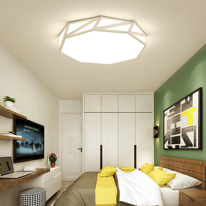 卧室灯led吸顶灯北欧简约现代创意异形个性温馨浪漫婚房客厅灯具