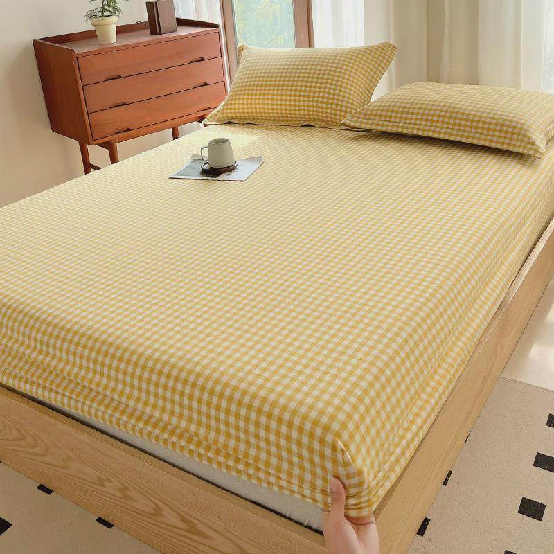 水洗棉床笠单件色原棉床罩席梦思床垫保护套防滑床单厂家批发,床上用品,床裙,淘宝优惠券,粉丝福利购,淘宝优惠卷