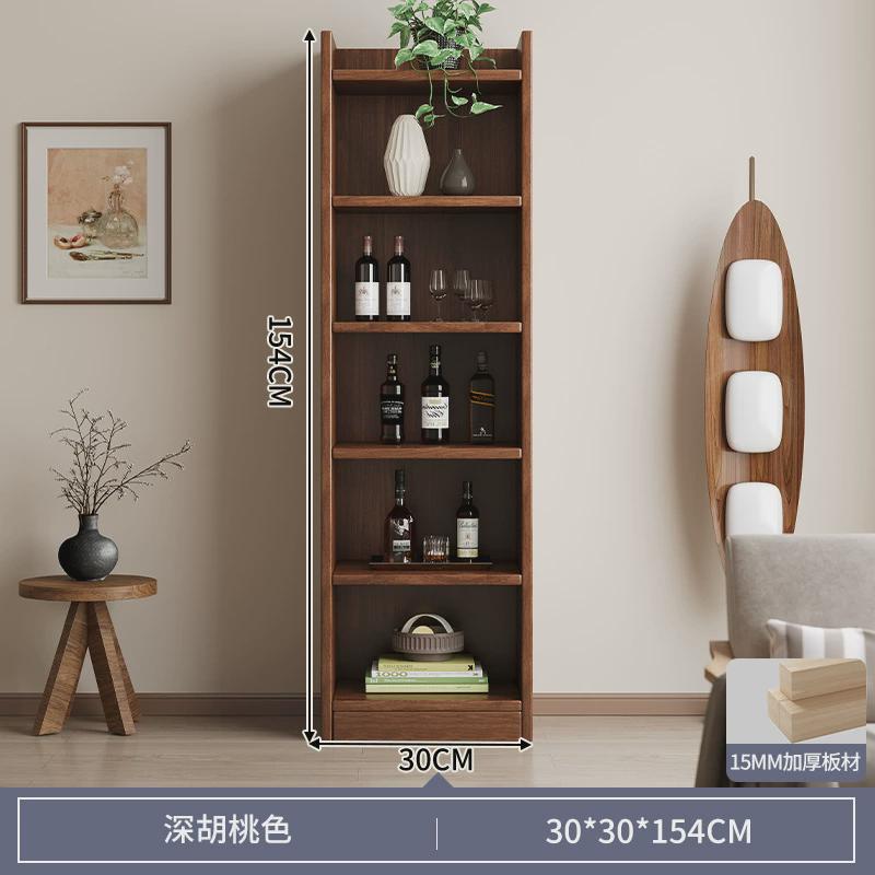 h户型生态板酒柜靠墙客厅置物架展示柜中小实木2024年新款家用小