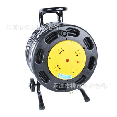3*4电线盘移动电缆盘3*6线加长收卷带线50m工程绕线盘30100m