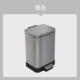 大号不锈钢垃圾桶方形脚踏式 翻盖家用客厅厨房垃圾收纳箱办公室创