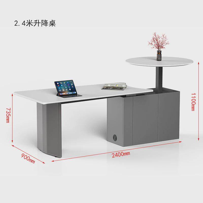高端意式极简岩板茶几升降桌小户型客厅家用储物柜餐桌岛台一体桌,商业/办公家具,大班台/主管桌,淘宝优惠券,粉丝福利购,淘宝优惠卷
