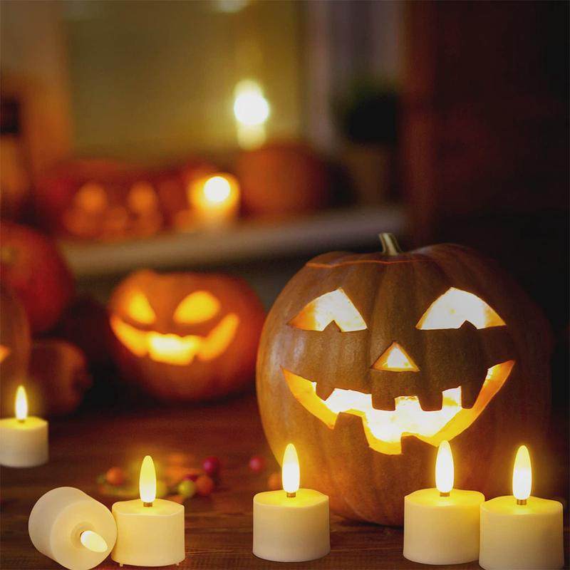 led充电暖灯定时12座蜡烛茶蜡万圣节生日派对氛围装饰小夜灯摆件,节庆用品/礼品,蜡烛,淘宝优惠券,粉丝福利购,淘宝优惠卷