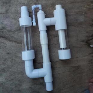 鱼缸虹吸管件虹吸免打孔改底滤系统不打孔溢流虹吸底滤下过滤