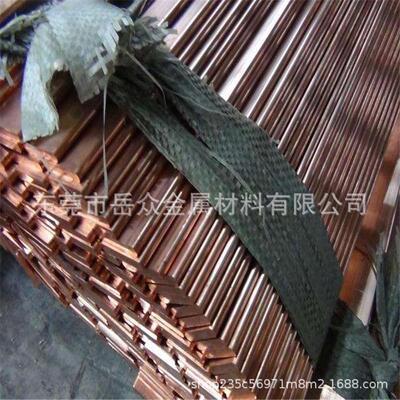 国标T2紫铜排棒 模具铜公用C1100紫铜棒块 定切红铜排扁条厂家