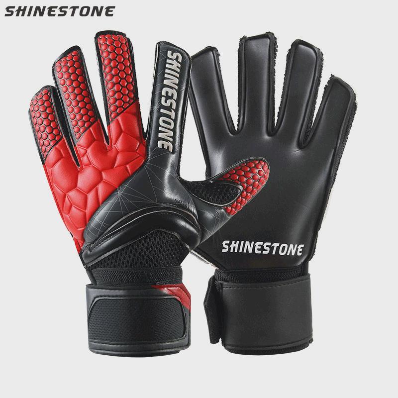 守门员手套成人儿童门将护指加厚乳胶带手套比赛训练