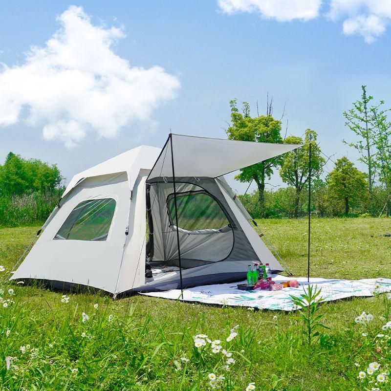加厚户外帐篷全自动速开防晒防水野外野营露营便携式沙滩公园帐篷