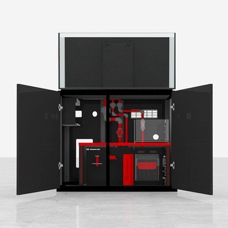 2022海魔方玻璃新品m系列鱼缸海水超白缸智能水族箱鱼缸海水底滤