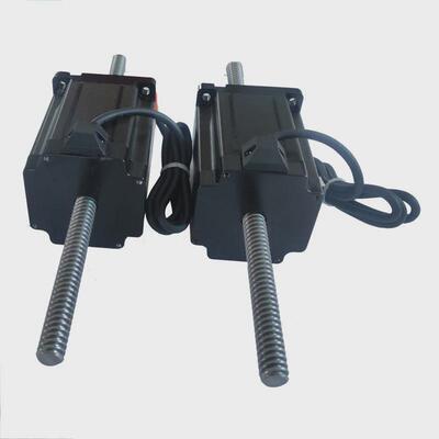 86贯穿通式直线丝杆电机贯式往复伸缩步进电机大扭矩可按要求做