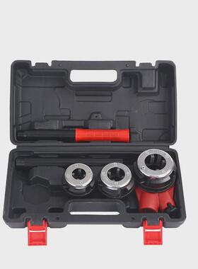 厂家直供4分-1.2寸套丝机镀锌管铰螺纹手动套丝机小型套丝机批发