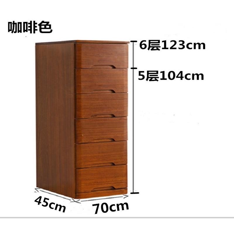 zb6m批发缝隙夹缝柜抽屉式收纳柜30/40/50cm边柜窄实木储物五斗柜