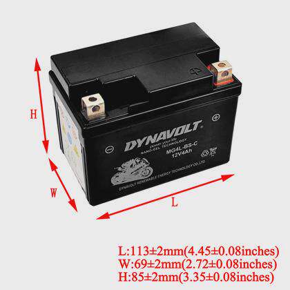 适用升仕ZT310-TXRV摩 托车老款电瓶12V4A胶体电池配件替代原车锂