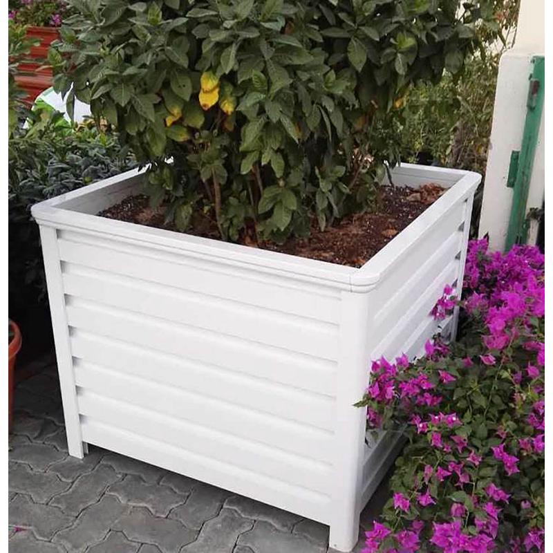 铝合金花箱花槽庭院阳台种植箱组合户外花箱花箱组合厂家供应