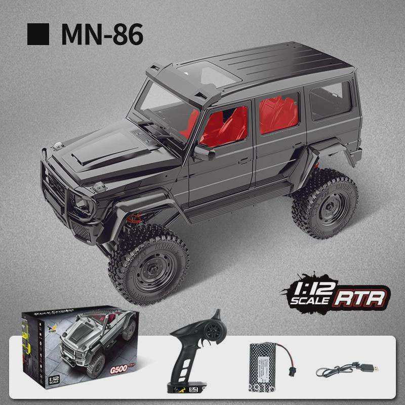 莽牛MN86/MN86S/99S/90巴博斯大G500全比例遥控越野车1：12模型车