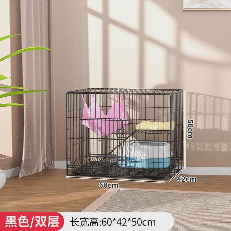简易猫笼巨两层特大号猫笼猫咪窝房子猫舍小型号猫笼三层猫别墅
