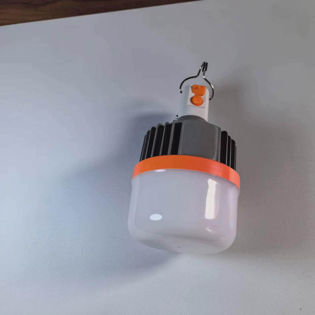 led充电灯泡户外防水露营球泡灯夜市家用伸缩摆摊灯泡露营应急充