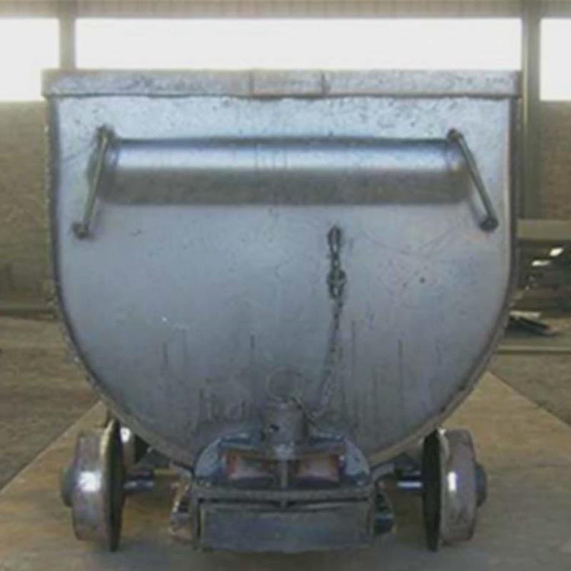 热销u形翻斗建筑施工底卸矿车固定式用钢板焊接物料运输移动底卸