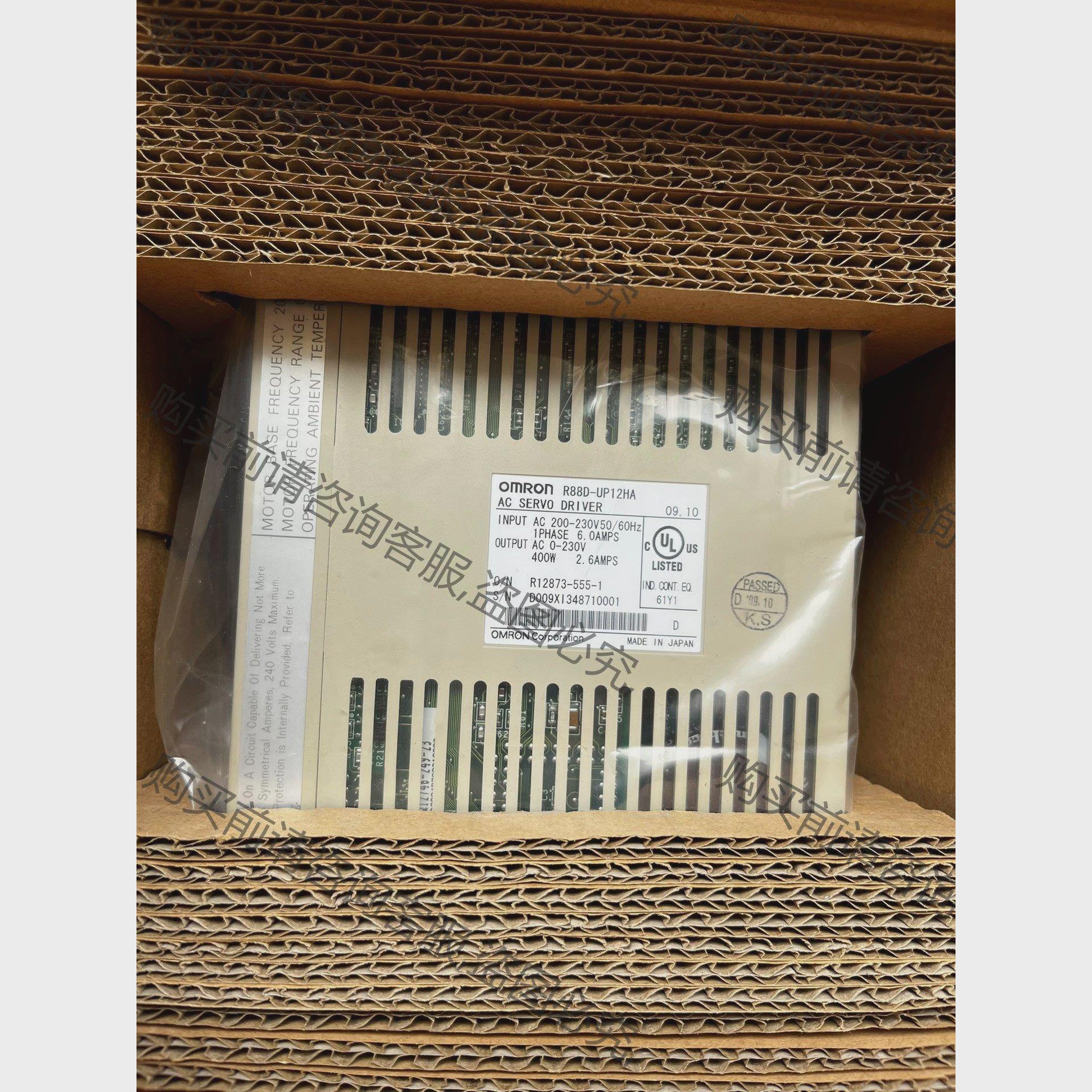 议价R88D-UP12HA全新原装欧姆龙伺服驱动器 拍前询价