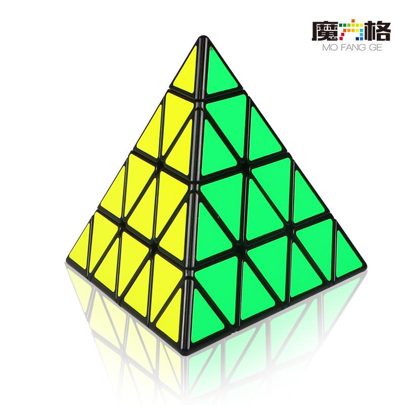 奇艺四阶金字塔魔方三角四面高阶异形魔方益智玩具顺滑