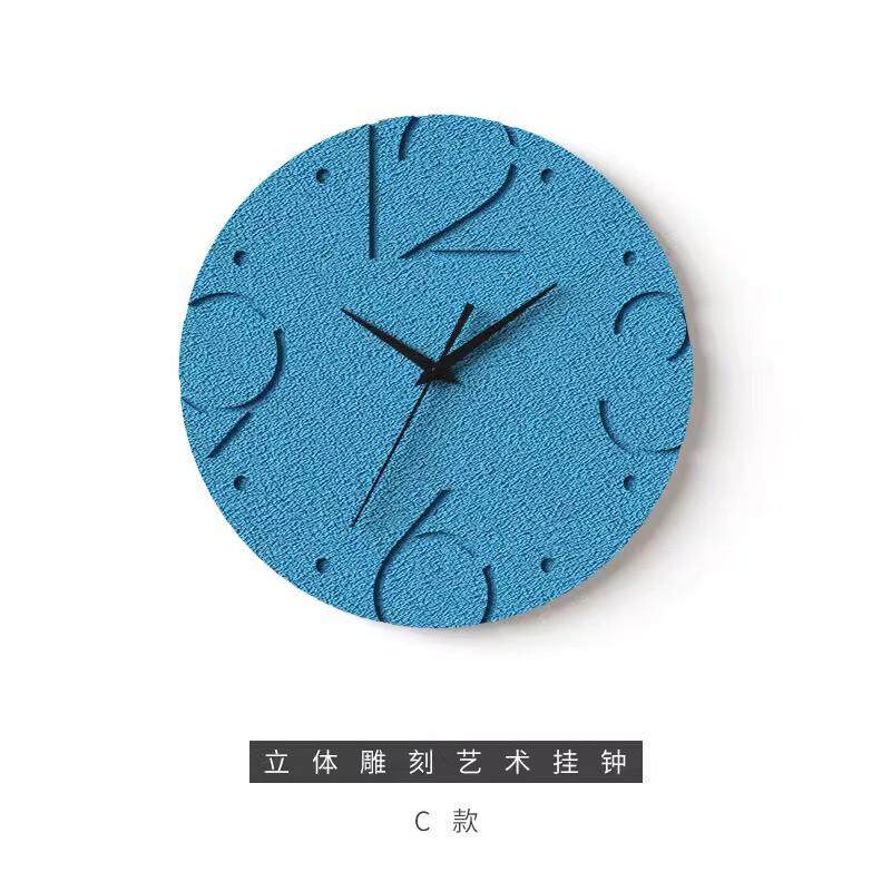 高级感电视背景墙立体砂岩轻奢时钟钟表客厅设计静音餐厅抽象挂画,家居饰品,现代装饰画,淘宝优惠券,粉丝福利购,淘宝优惠卷