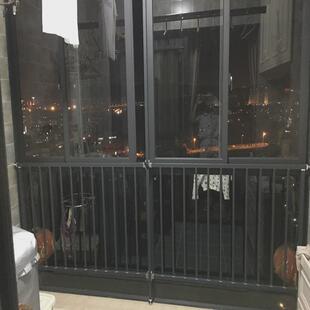 【深灰色】室内防盗窗飘窗阳台儿童窗户护栏免打孔护栏网坠楼防