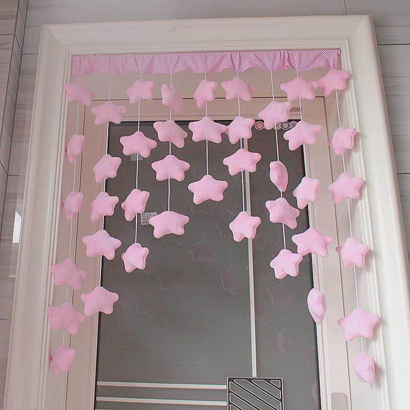 ins门帘2022年新款网红免打孔卧室遮挡帘子家用柜子衣柜隔断挂帘