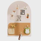 照片墙背景板毛毡墙贴软木墙板留言洞洞板客厅玄关墙面展示板毛粘