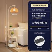 美式 台灯 复古沙发旁边几落地灯客厅中古风卧室床头置物架收纳立式