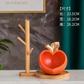 陶瓷鹿创意门口鞋 饰品家用钥匙收纳盒玄关杂物 柜放茶几桌面摆件装