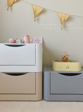 Favoria韩ins儿童玩具收纳筐宝宝衣物收纳箱床头柜零食储物整理柜