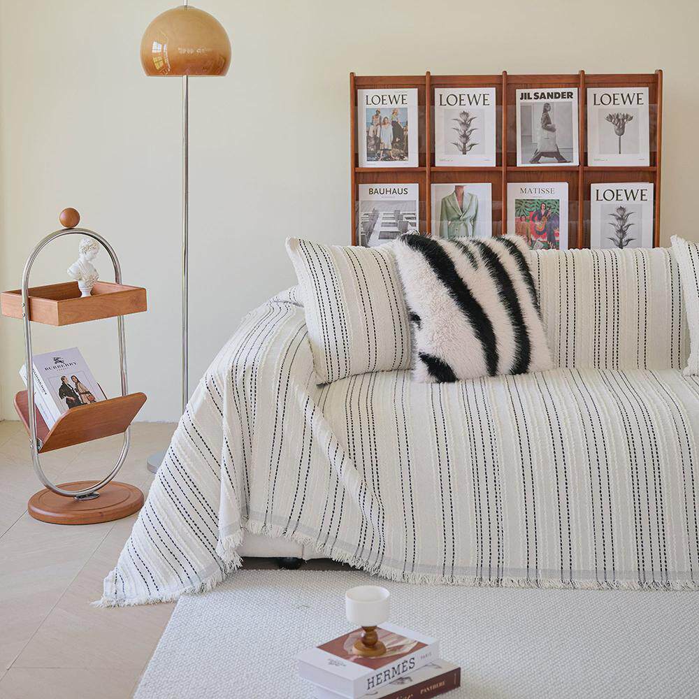 复古四季通用沙发盖布沙发巾轻奢高级感雪尼尔盖巾防滑全包万能套