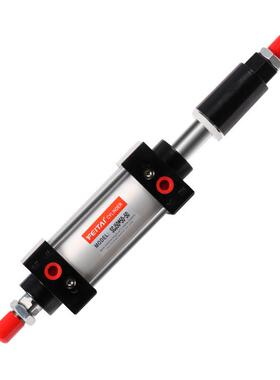 飞泰气缸行程可调SCJ50*25/50/75/100/125/150/200-50/100-S带磁