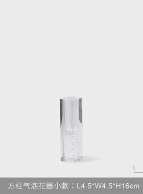 软装饰品极简风创意气泡亚克力花器房间样板摆件售楼处玄关柜花瓶