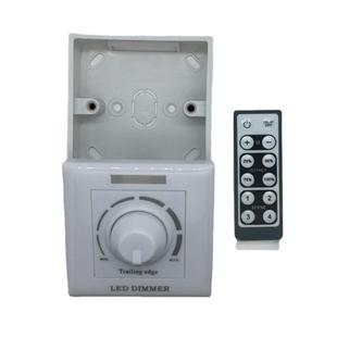 LED后切调光开关86型调光面板200W400w600w100-240V可控硅调光器