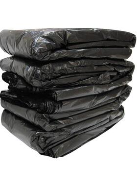 黑色加厚只130x150cm*50大号垃圾袋物业环卫大码塑料平口袋240升