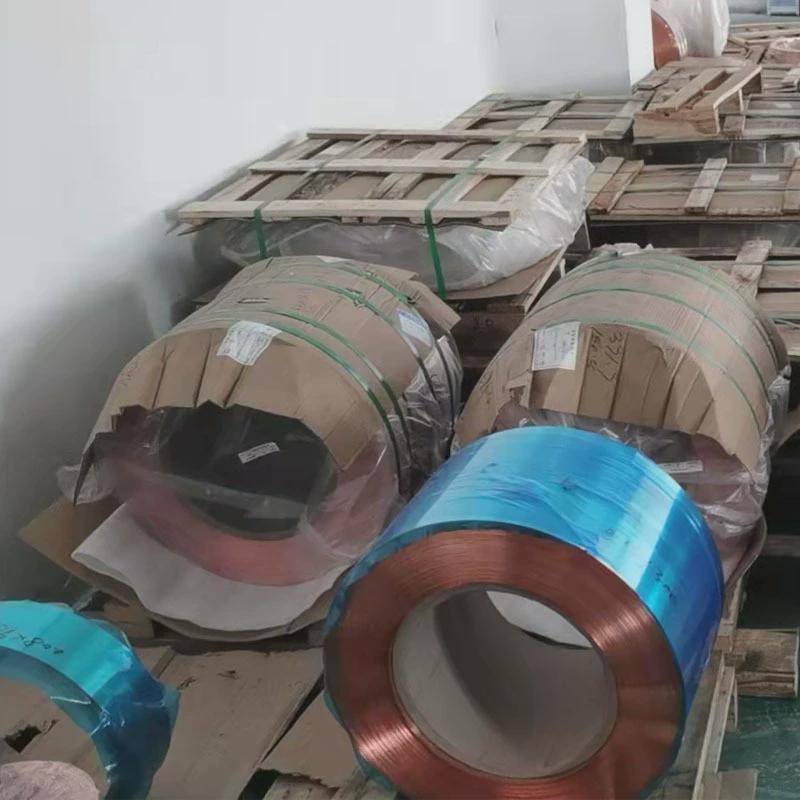 东莞厂供应优质铜箔背胶铜箔高频变压器铜箔t2紫铜带变压器铜皮
