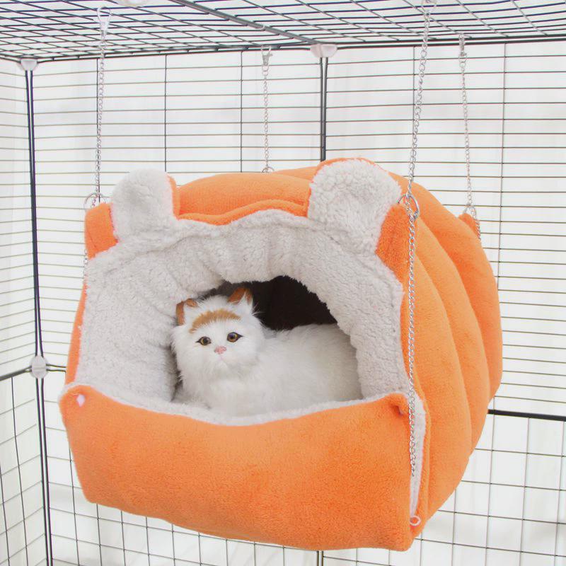 厂家现货新款猫吊床挂窝封闭式猫窝冬季保暖猫笼子宠物窝内用挂床
