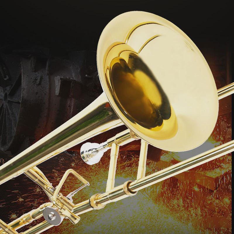 伊尔曼降b调转f调次中音变调长号乐器拉管铜管乐队演奏长号黄铜